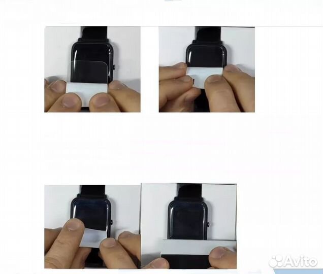 Гидрогелевая пленка apple watch 3 штуки