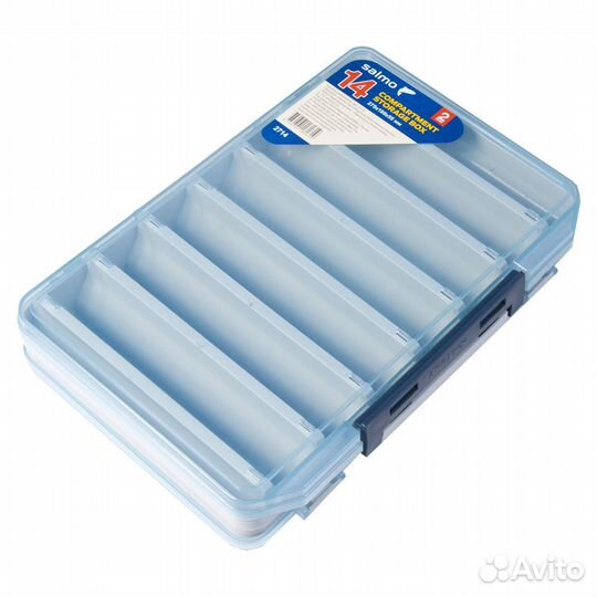 Коробка рыболовная двусторонняя 27.5х19.5х5.5 см 