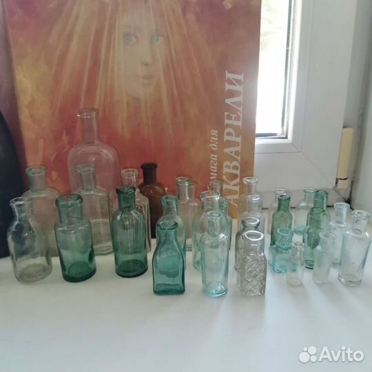 Пузырьки бутылочки старинные