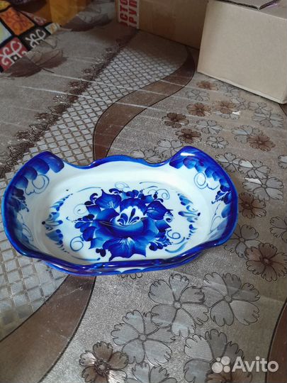 Селедочница Гжель