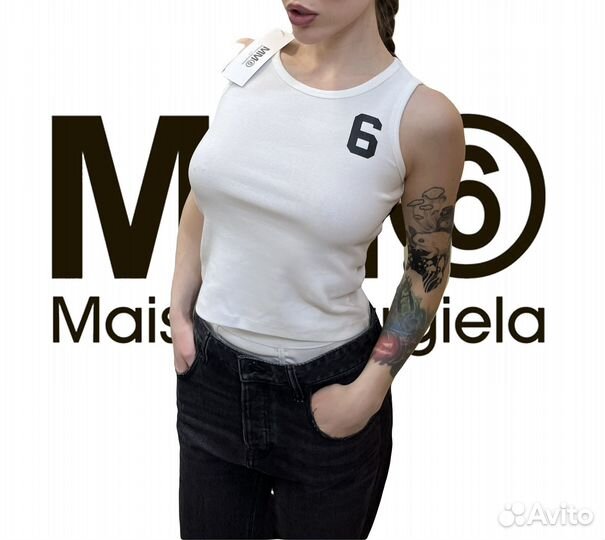 Оригинальная майка MM6 maison margiela