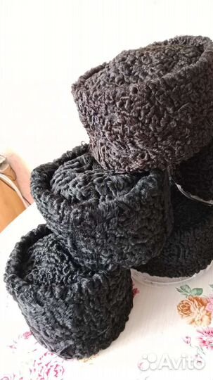 Папахаха.ушанка из натурального каракуля