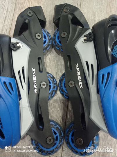 Роликовые коньки детские раздвижные