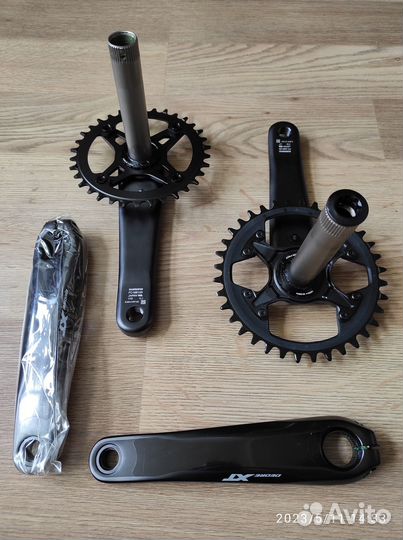 Шатуны Shimano deore xt m8100 170/175мм