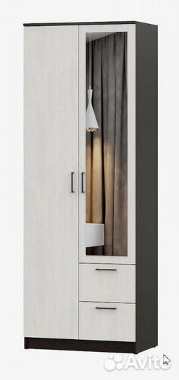 Шкаф двухстворчатый с зеркалом