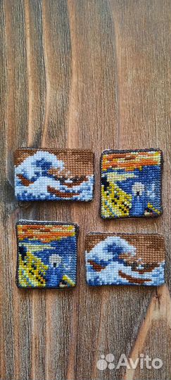 Брошки в технике 