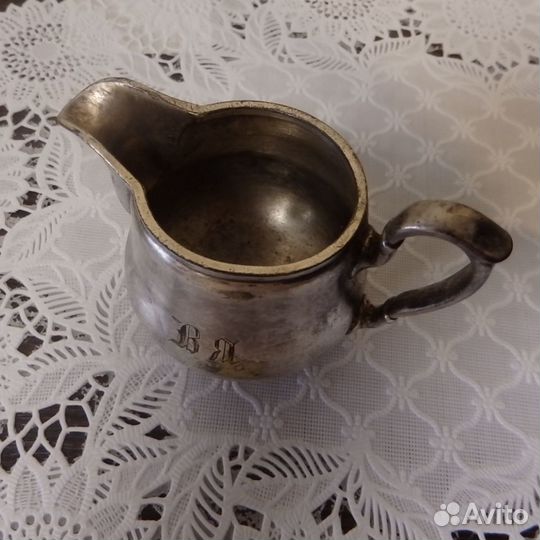 Антикварная Масленка - молочник B.buch,Варшава