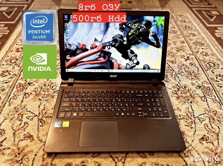 Игровой Ноутбук Acer 4ядра/GeForce 920MX 2гб/8гб