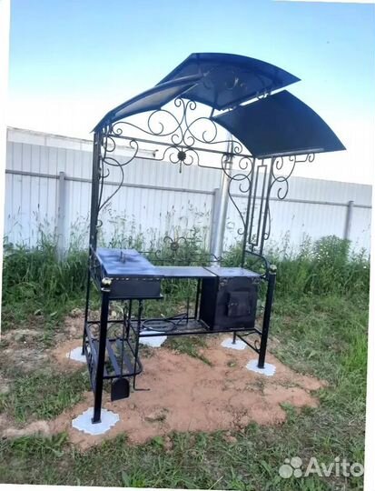 Мангал С крышей