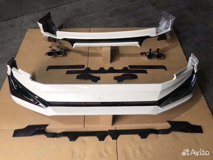 Юбки бамперов Modellista Prado150