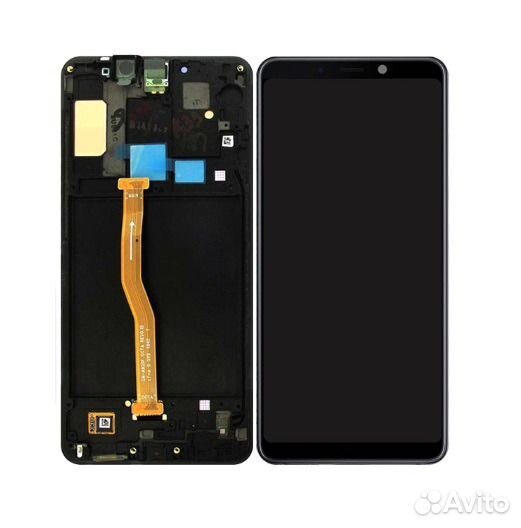 Дисплей samsung A920F (A9 2018) Черный Оригинал