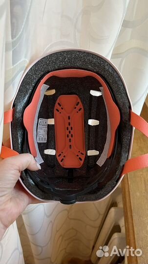 Btwin xs 48-52 детский шлем розовый