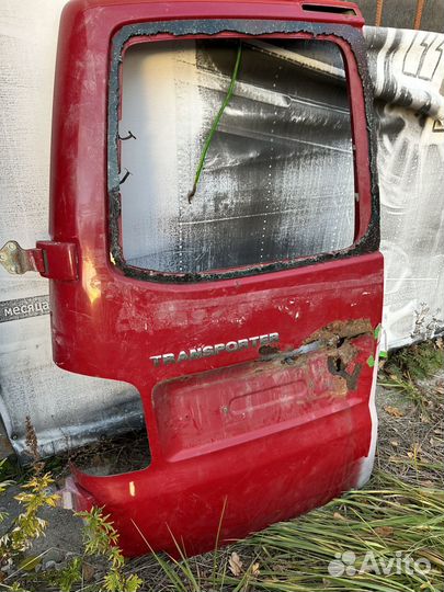 Фольксваген транспортёр т5 задняя дверь с петлями