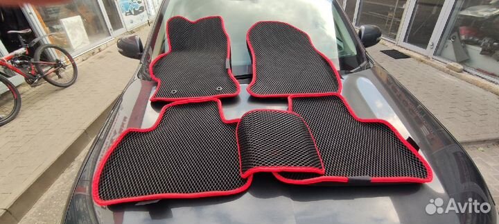 EVA коврики 3D с бортиком Эва коврики