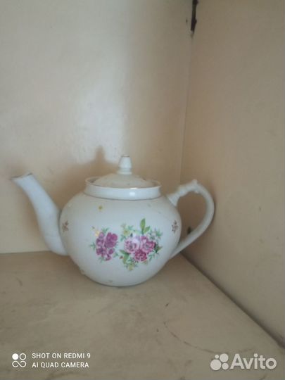 Заварочные чайники и сахарница СССР