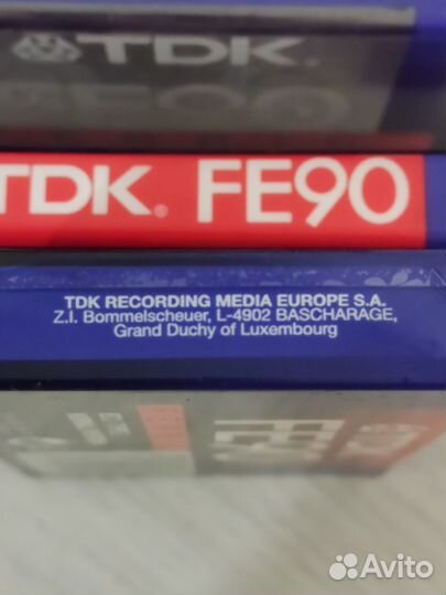 Аудиокассеты TDK D90,D120,FE90.Новые
