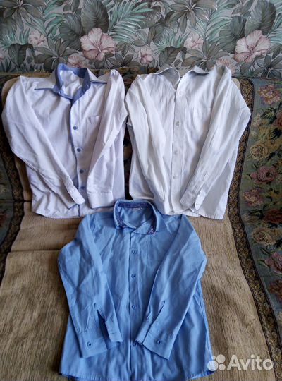 Рубашки школьные 122-128р