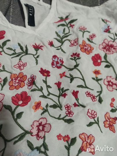 Майка женская с вышивкой