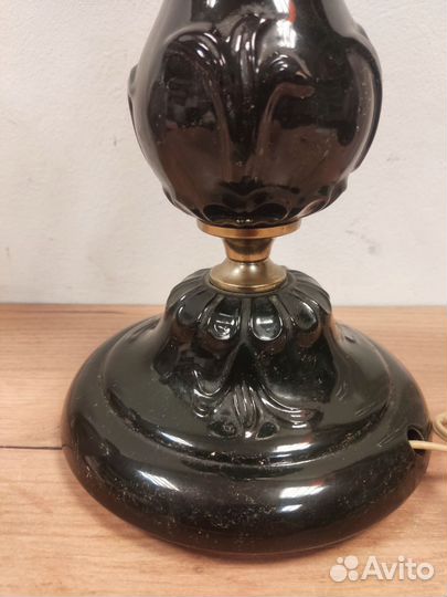 Настольная лампа латунь СССР