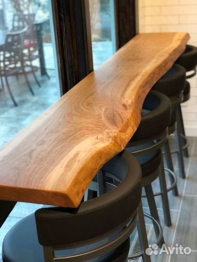 Подоконник из дерева лофт