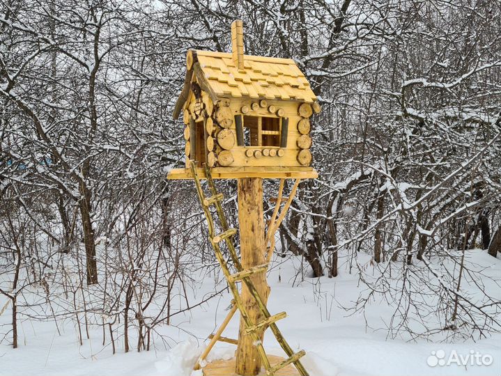 Кормушка для белок и птиц Теремок