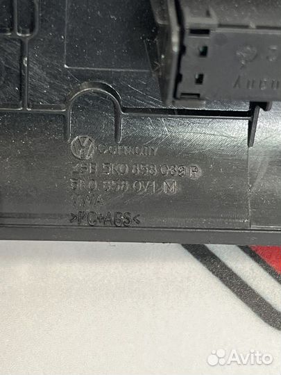 Рамка блока климат контроля Фольксваген Гольф 6