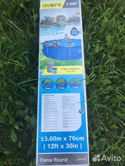 Каркасный бассейн новый