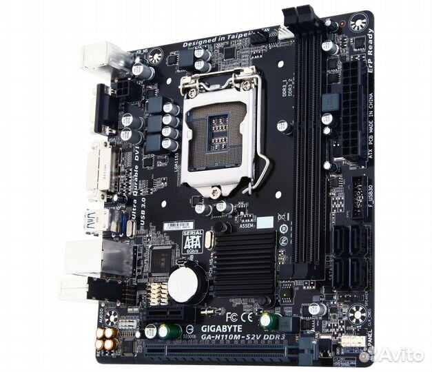 1151 NAS тоящий сервер на DDR3 H110M-S2V+G4400+16G