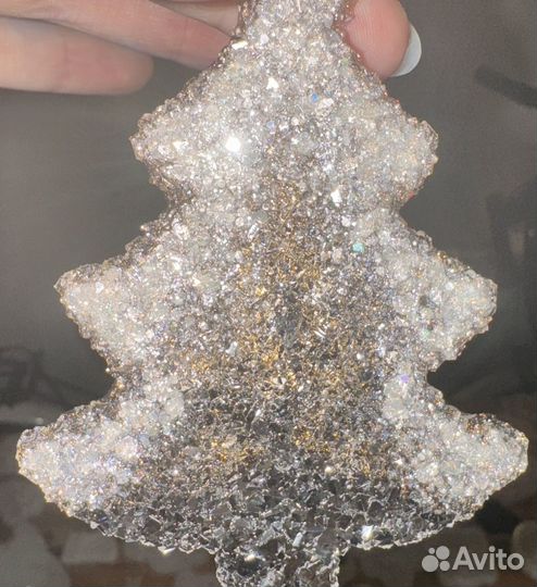 Елочные игрушки из эпоксидной смолы