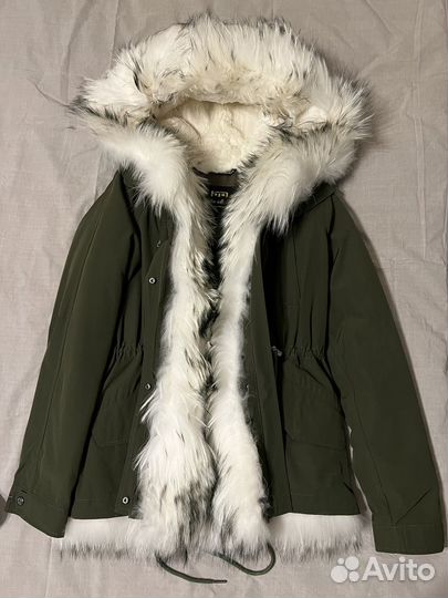 Парка с натуральным мехом