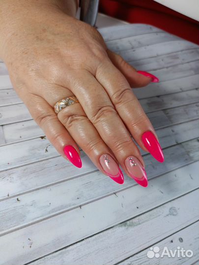 Маникюр, покрытие гель лаком, коррекция