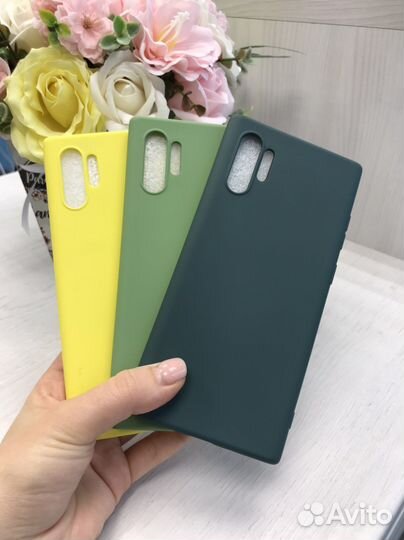 Чехол силиконовый Samsung Note10plus
