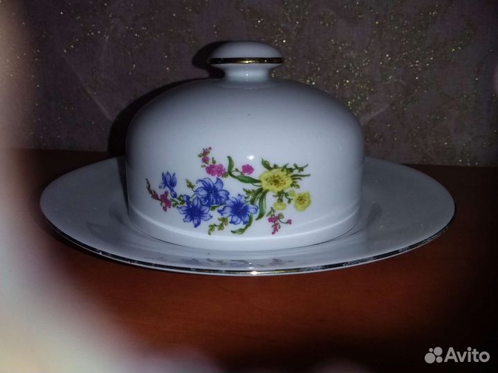 Масленка фарфор ГДР