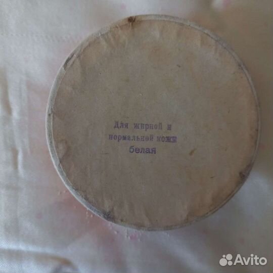 Пудра СССР белая