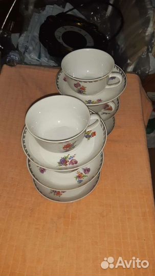 Чайная пара фарфор СССР