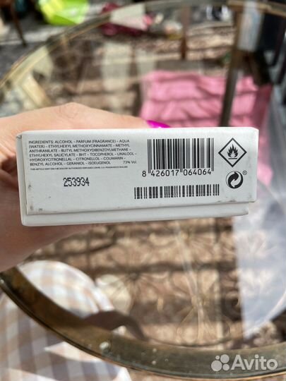 Парфюмерная вода loewe отливант