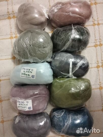 Меринос экстрафайн для валяния и прядения