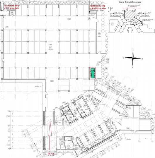 Машиноместо, 13 м²