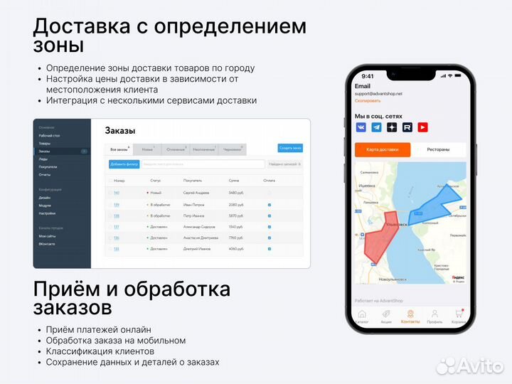 Готовое мобильное приложение + сайт + реклама