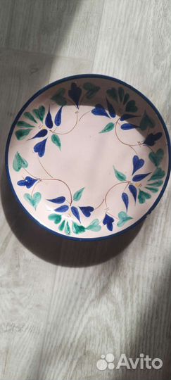 Тарелка из глины