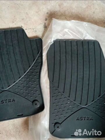 Резиновые коврики салона Opel Astra H