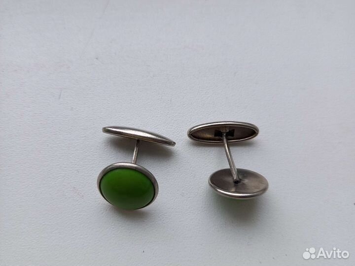 Запонки серебро СССР