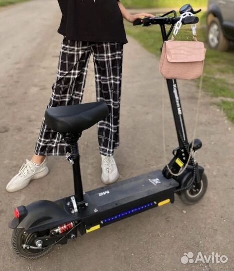 Электрический самокат с сиденьем kugoo
