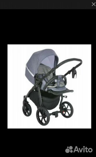 Коляска 3 в 1 Tutis Nanni (ткань/кожа) 2021 г