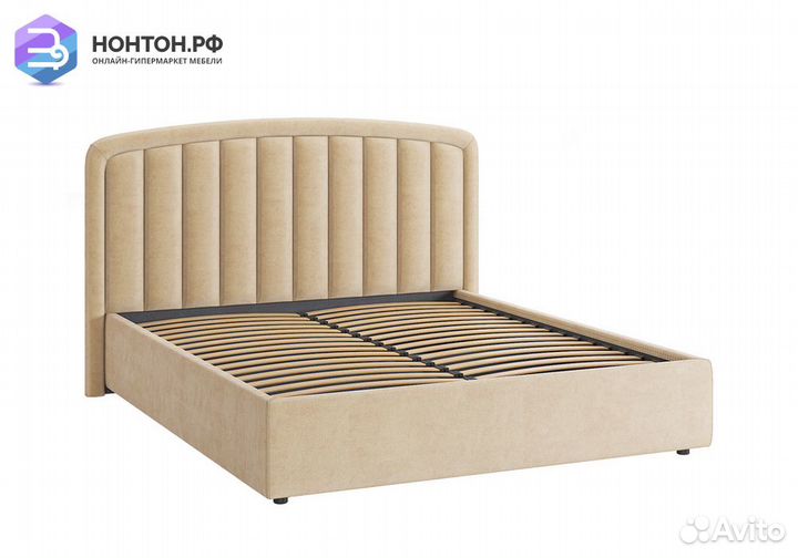 Кровать Сиена 2 1.6 м карамель