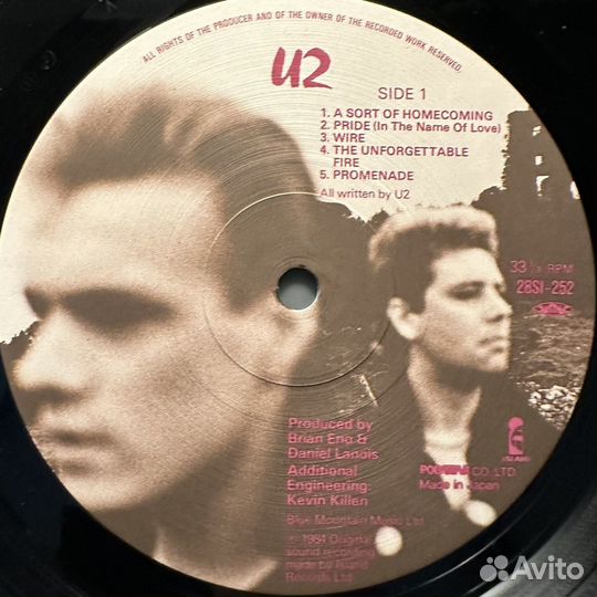 U2 – The Unforgettable Fire (Япония 1984г.)