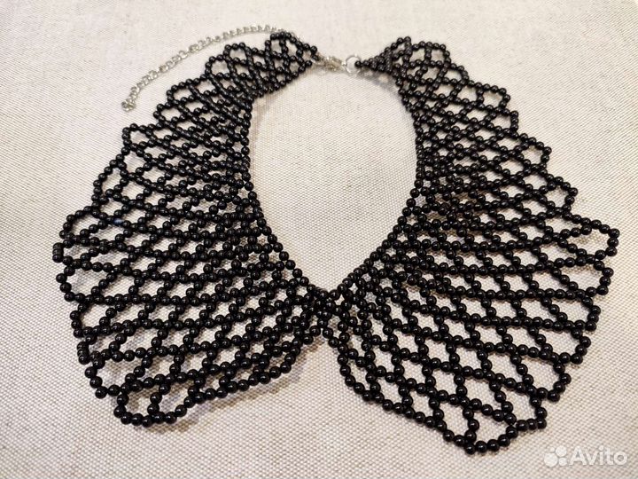 Воротник из бисера