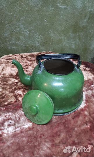 Чайник, утятница,мерное ведро,умывальник старинные