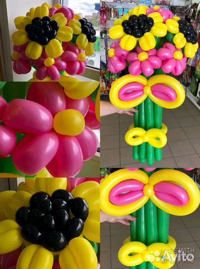 Огромные букеты из шаров