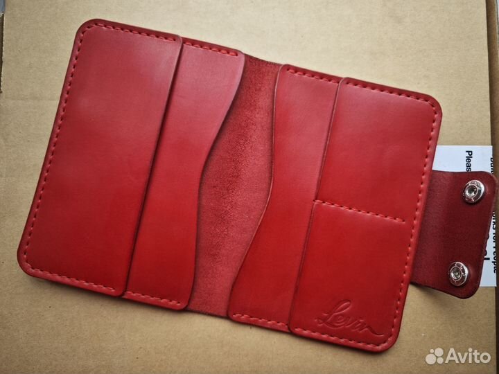 Обложка для документов из натуральной кожи